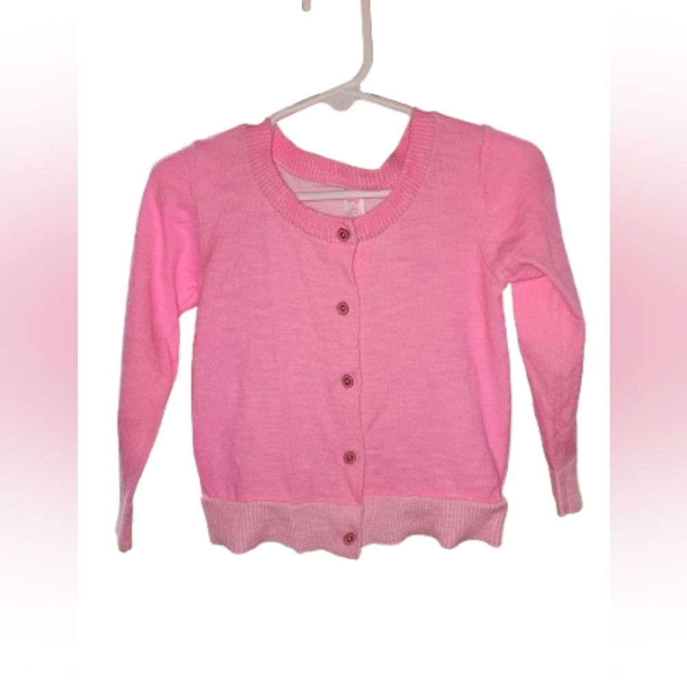 Cherokee hot pink cardigan 3T